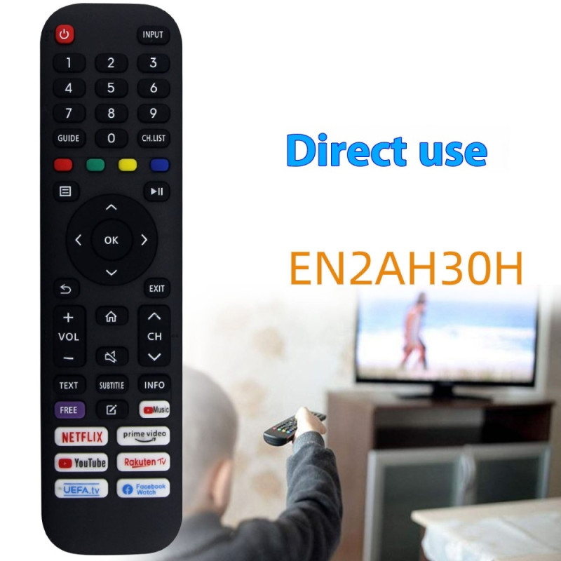 Remote Control Replacement for EN2AH30H For Hisense Smart Tv