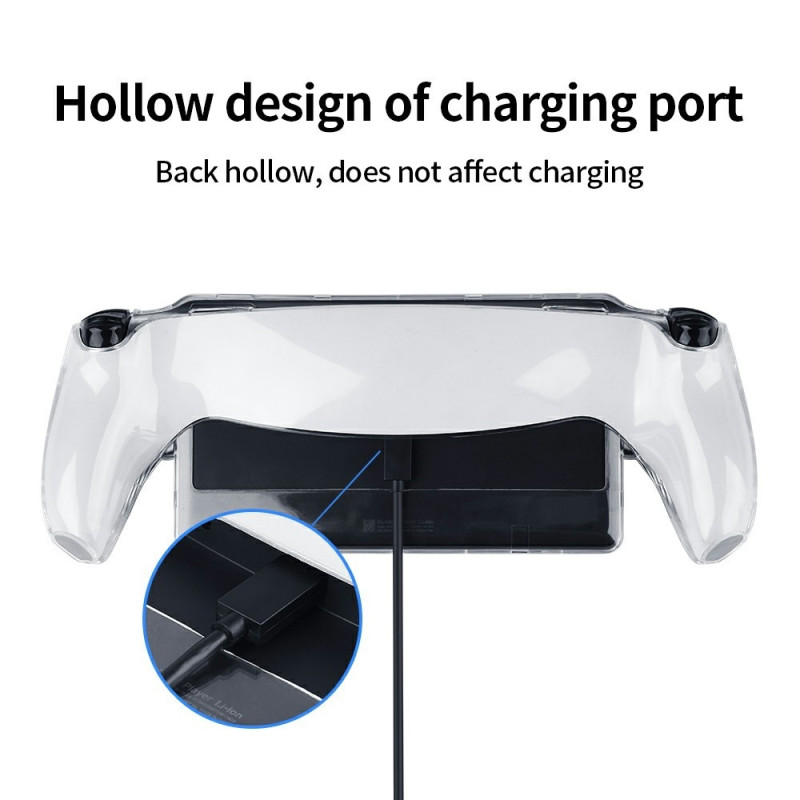 For Sony PlayStation Portal Transparent Deksel PC Beskyttelsesdeksel