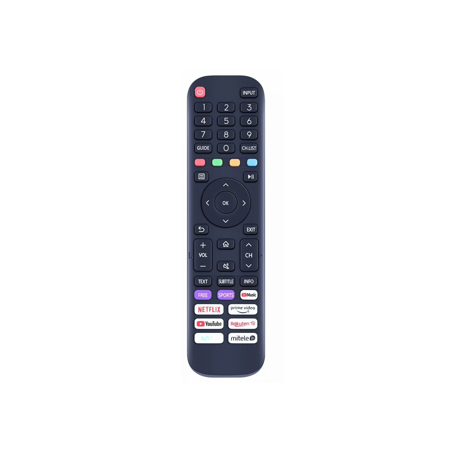 Remote Control Replacement for EN2AK30H For Hisense Smart Tv