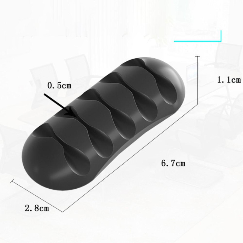 Multikabelholder Ledningsarrangør Kabelklemme - Rosa 2 - Pakke