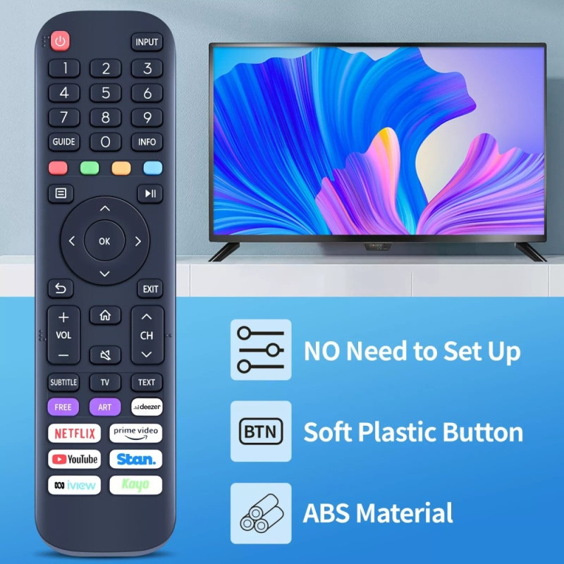 Remote Control Replacement for EN2AB30H For Hisense Smart Tv