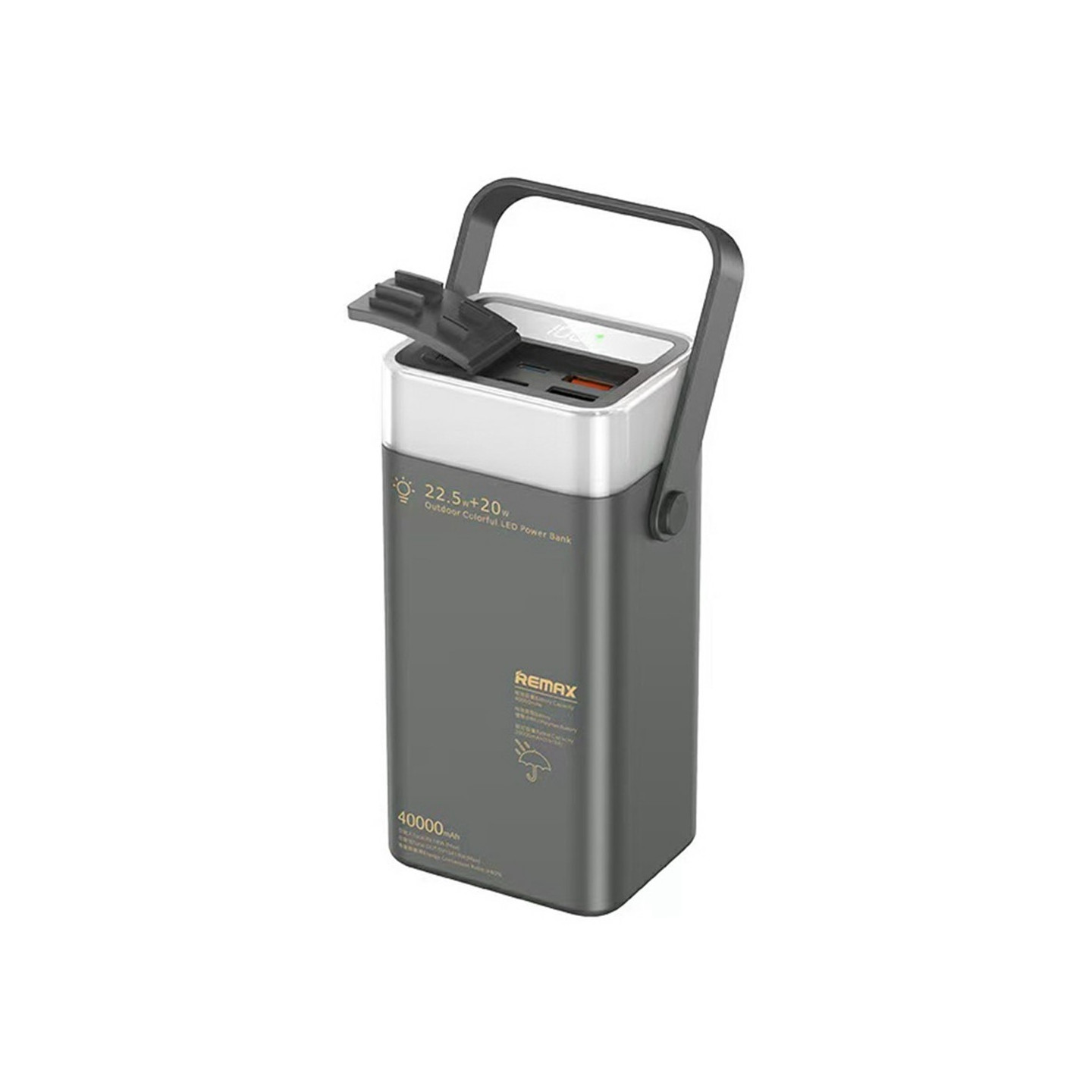 REMAX RPP-596 40000mAh Snabbladdande Powerbank 20W 22.5W