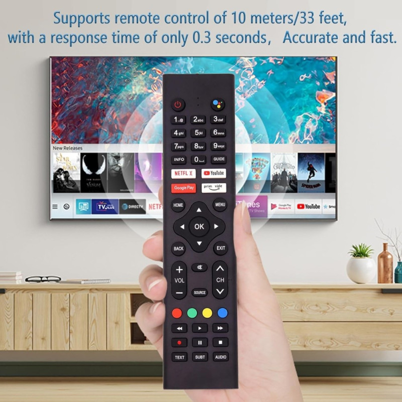 Fjernbetjeningserstatning til JVC SCEPTER WALTON Til JVC TV