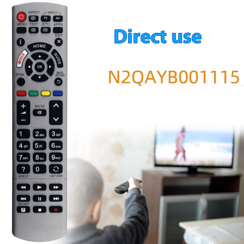 Fjernkontrollerstatning for N2QAYB001115 For Panasonic TV
