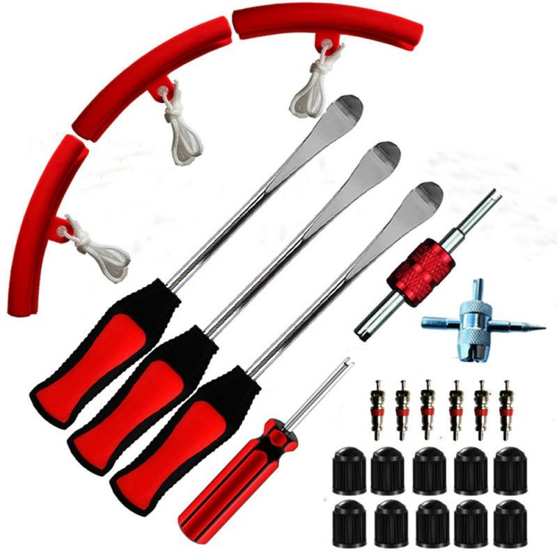 25pcs/set Tire Lever Tool Car Motorcycle Bicycle Rim Removal Repair Kit