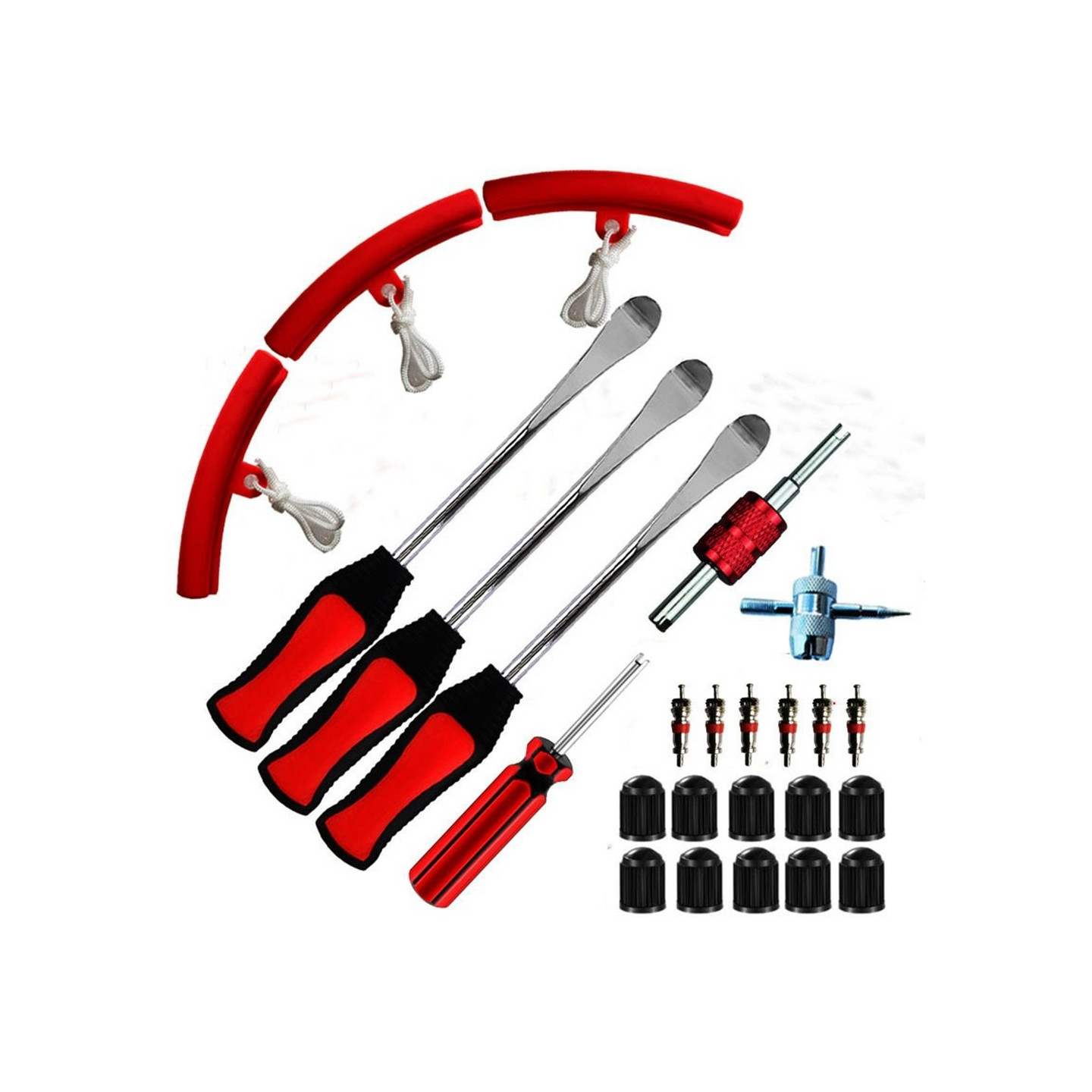 25pcs/set Tire Lever Tool Car Motorcycle Bicycle Rim Removal Repair Kit