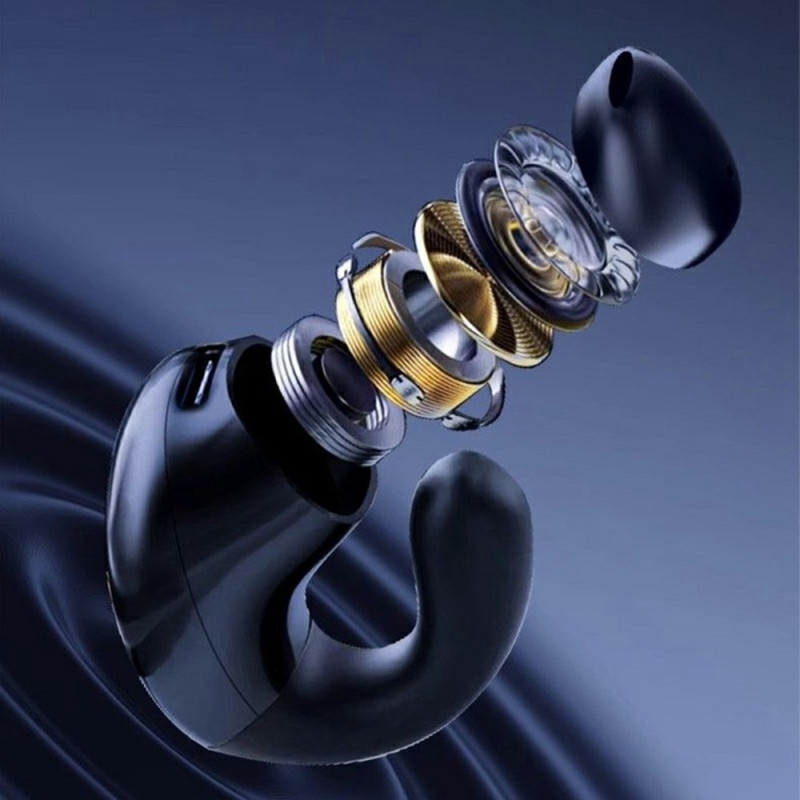 i66 Bluetooth Headphones Semi In Ear Clip On ENC Wireless Headphones Noise Reduction