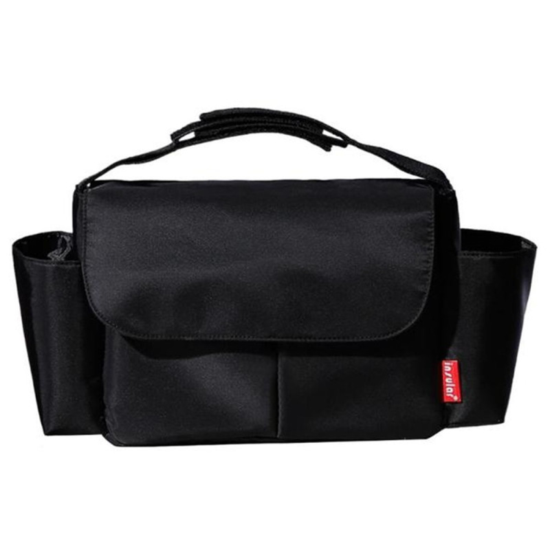 Vandtæt nylon klapvogn hængende taske Babyble mælkeflaske opbevaringstaske