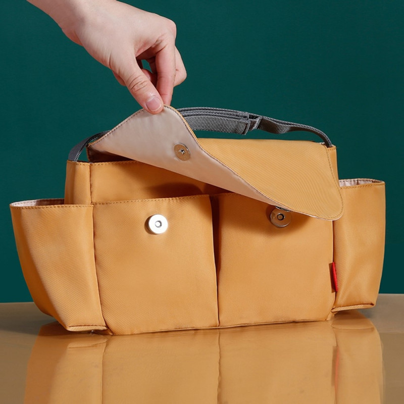 Vanntett Nylon Barnevogn Hengepose Baby Bleie Melk Flaske Oppbevaringspose