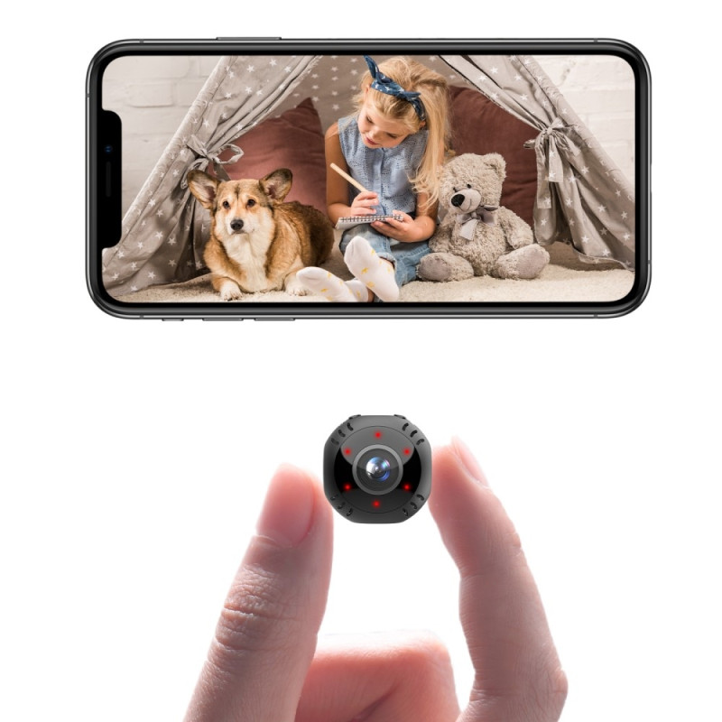 Intelligent WiFi-kamera Sanntidsavspilling Panoramic View Overvåkingskamera