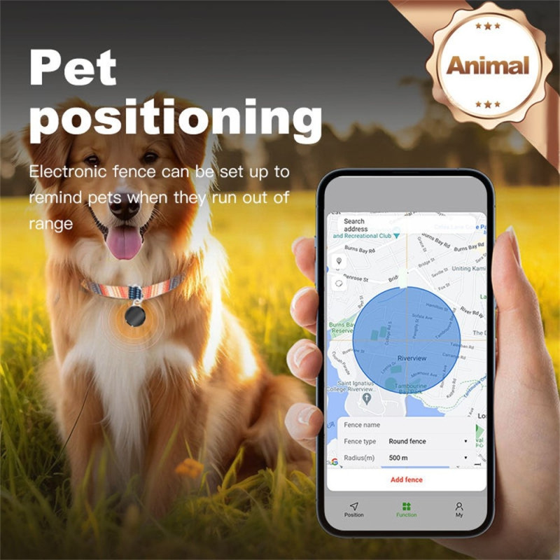 Smart Global Positioning Anti-Lost Tracker GPS-lokalisator 220mAh - Hvit