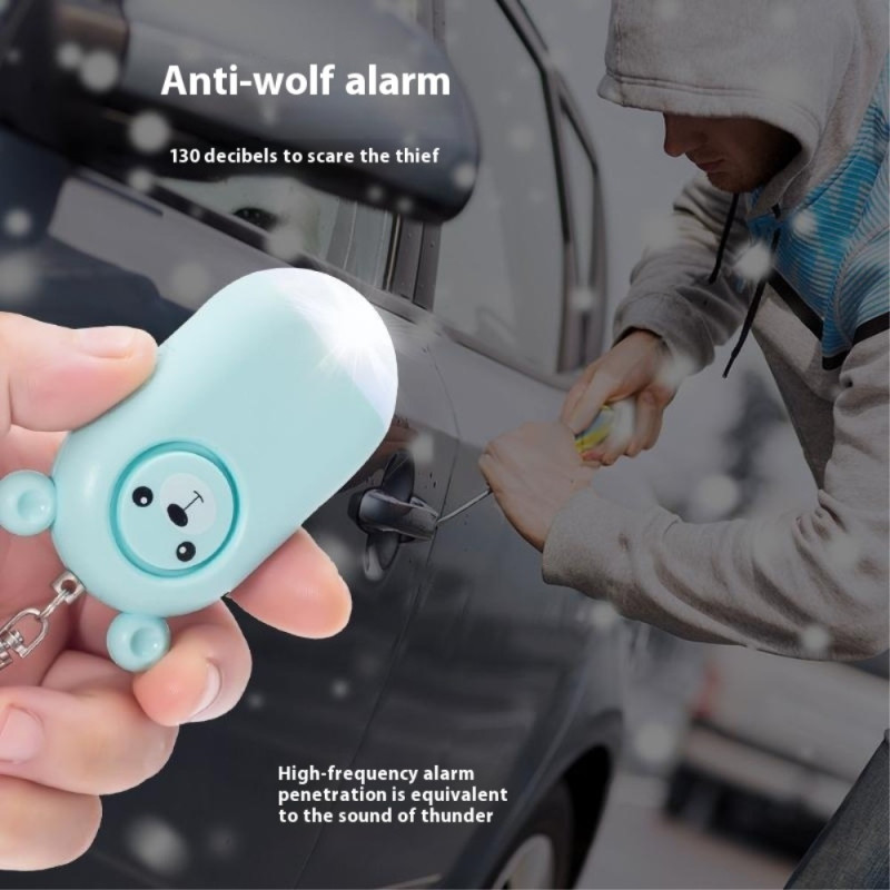 Emergency Alarm Assault Protection Portable Self Defense Loud Personal Security Alarm - Pink