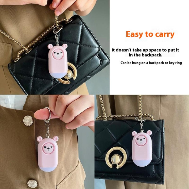 Emergency Alarm Assault Protection Portable Self Defense Loud Personal Security Alarm - Pink