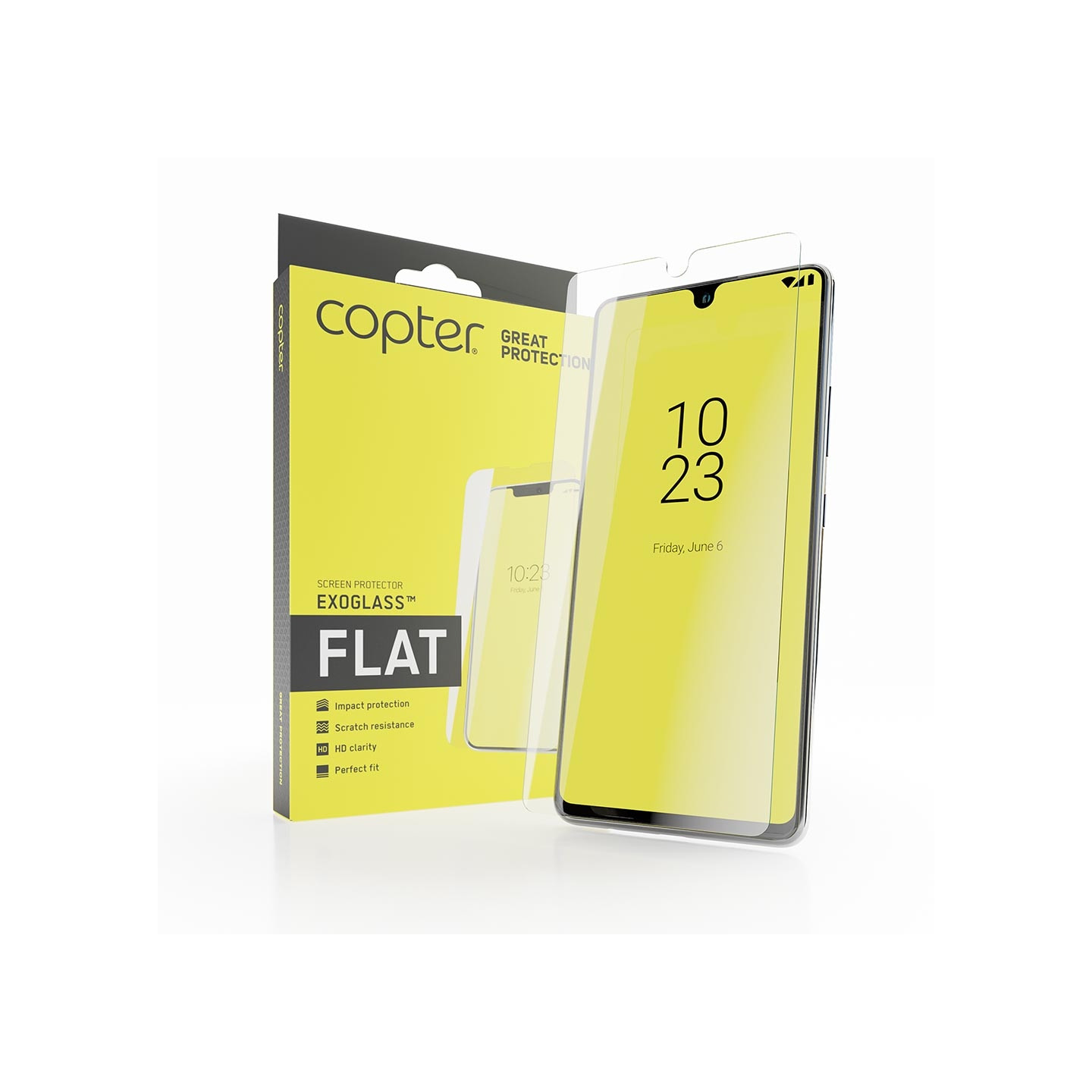 Copter Exoglass Hærdet Glas til Xiaomi 14T – Flat Edition