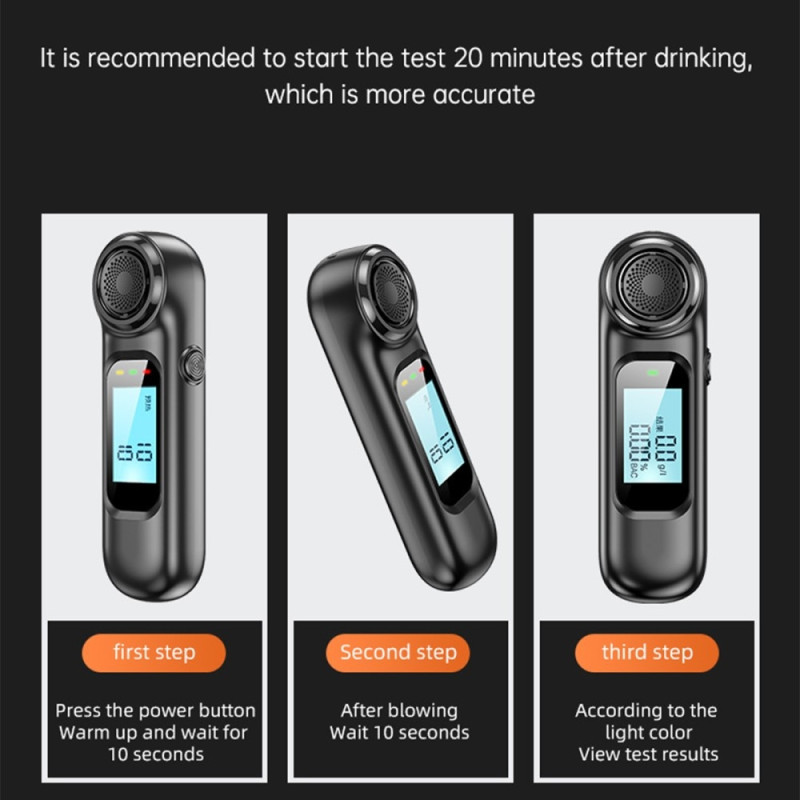 Breathalyzer alcohol tester Breathalyzer Touchless drunk driving Breathalyzer