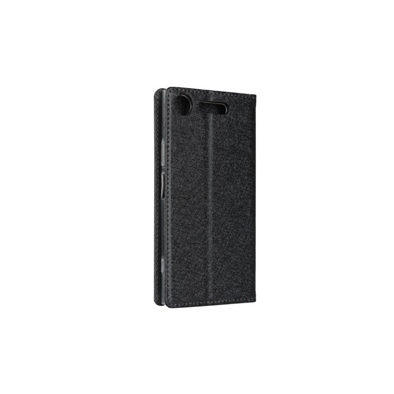 Sony Xperia XZ1 Lommebok - deksel Silkeskinn med stropp