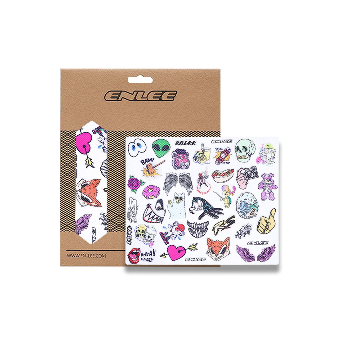 ENLEE personlige kreative klistermærker PVC dekorative mærkater