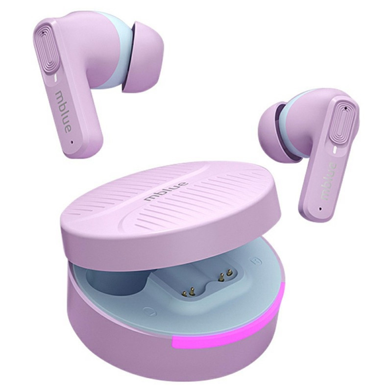 MBLUE AR03pro ANC melunvaimennus Bluetooth 5.3 -nappikuulokkeet matalan viiveen pelikuulokkeet - Violetti