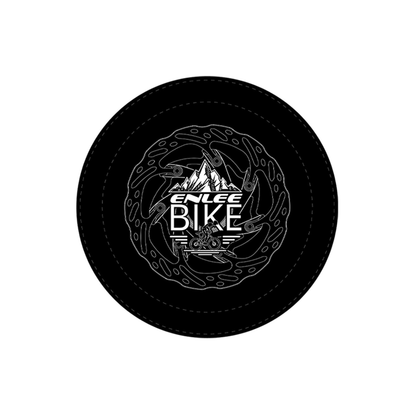 ENLEE Mountain Bike Skivbromsskydd Anti Overspray Bicycle Brake Shield - Skiva