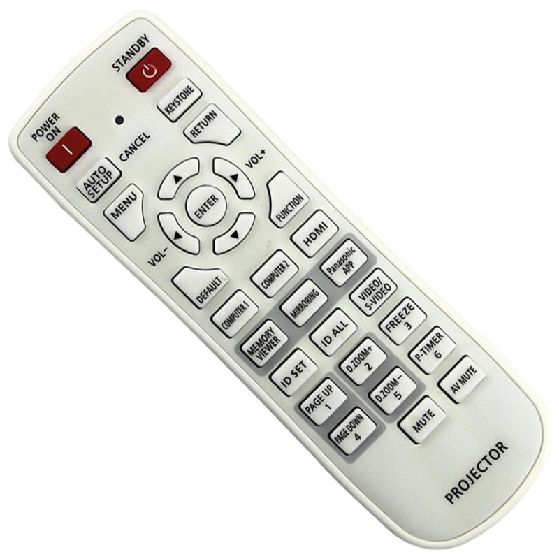 Fjernkontroll Erstatning N2QAYA000100 for Panasonic-projektor