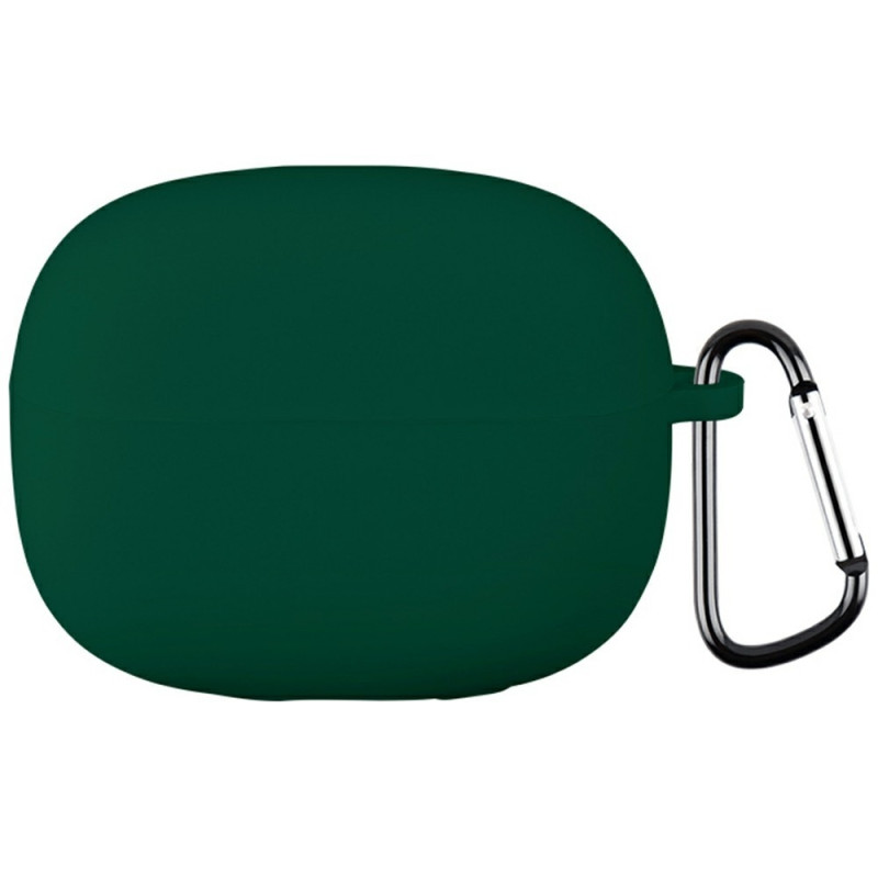 For Xiaomi Redmi Buds 6 Pro Silicone Case Bluetooth Earphone Anti-Scratch Protective Cover with Carabiner