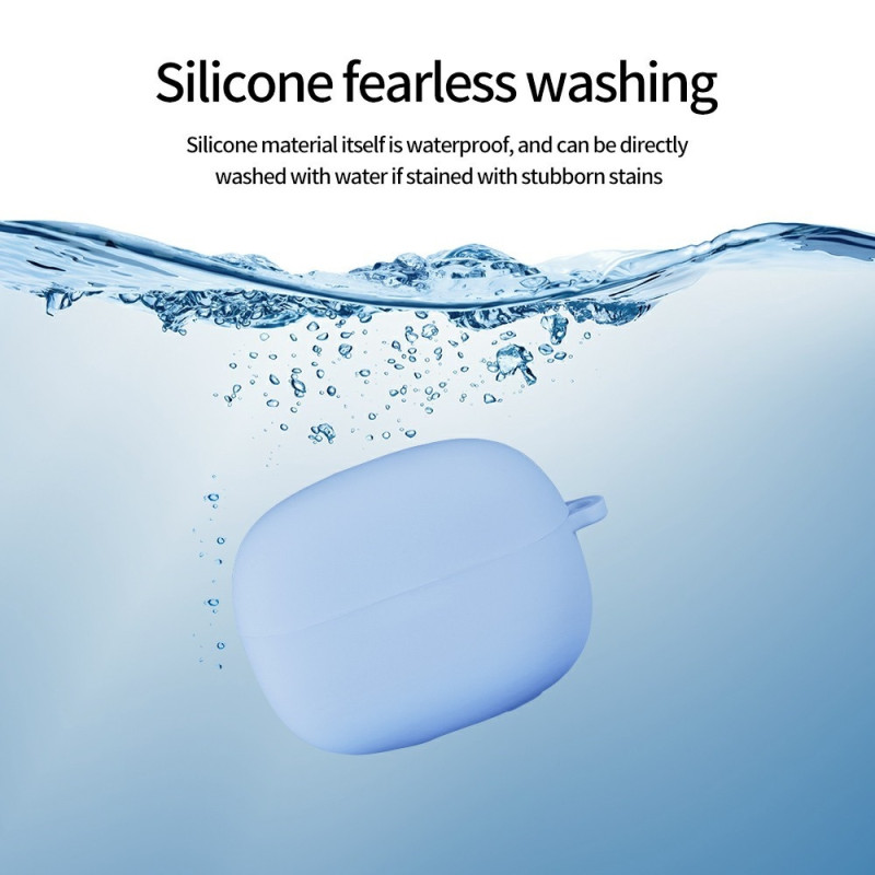 Xiaomi Redmi Buds 6 Pro Silikonikotelo – Naarmuuntumaton suojakuori karabiinihaan kanssa