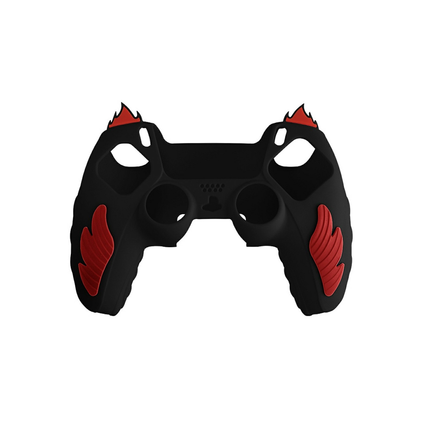 Playstation 5 / PS5 silikoninen suojakuori, liukastumista estävä liekkimuotoilu - Musta