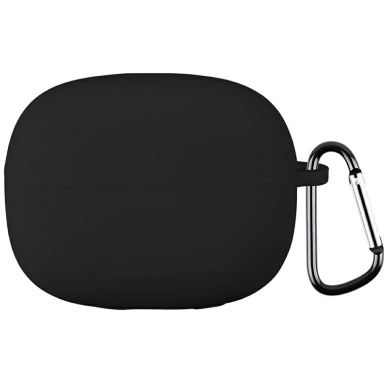 For Xiaomi Redmi Buds 6 Pro Silicone Case Bluetooth Earphone Anti-Scratch Protective Cover with Carabiner