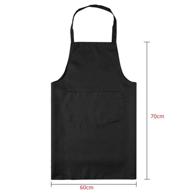 Home Kitchen Simple Stylish Clean Color Apron - Orange