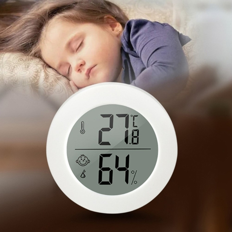 Termometer Hygrometer Hjem Bil Innendørs Utendørs Temperatur Fuktighetsmåler