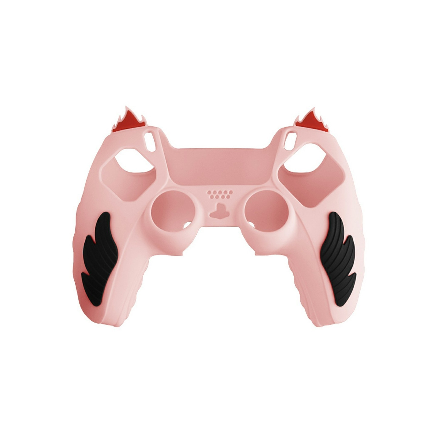 Playstation 5 / PS5 Silikon Skin Skal Fodral Anti-Slip Skydd Flame Design - Rosa