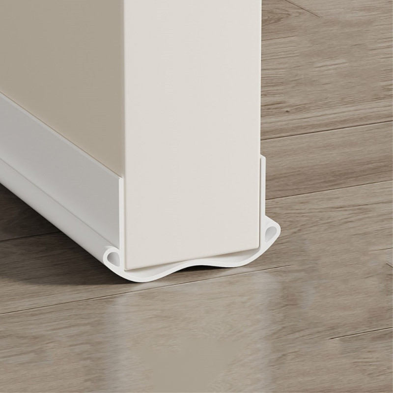 Sound insulation Door sealing strip PVC Door track Gap Filler with self-adhesive tape