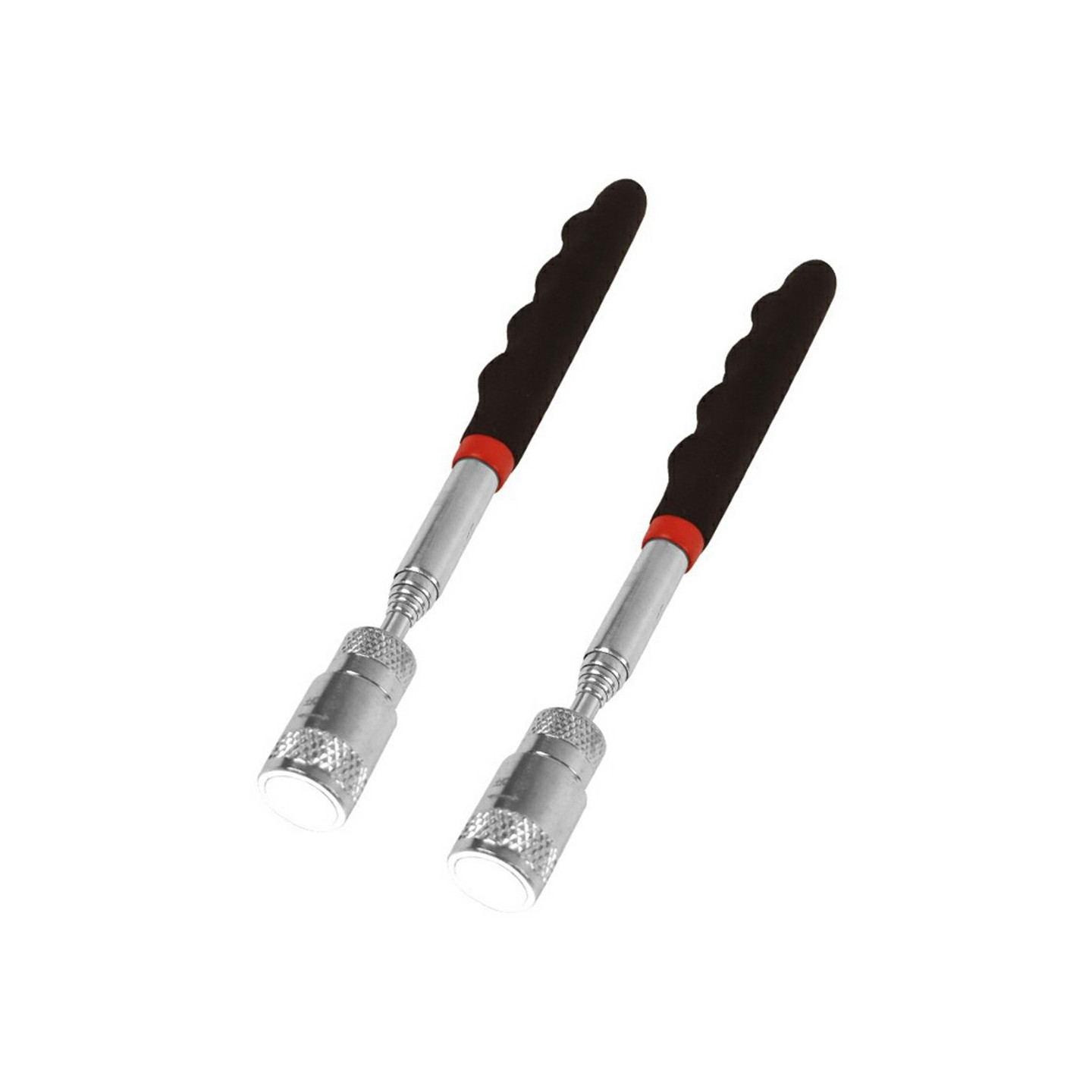 LED Magnetic Iron Pickup Tool Telescopic Extension Bar with Light