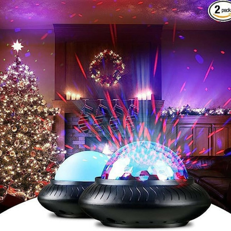 Disco Ball Light scenebelysning RGB Rotating Atmosphere Party Lamp