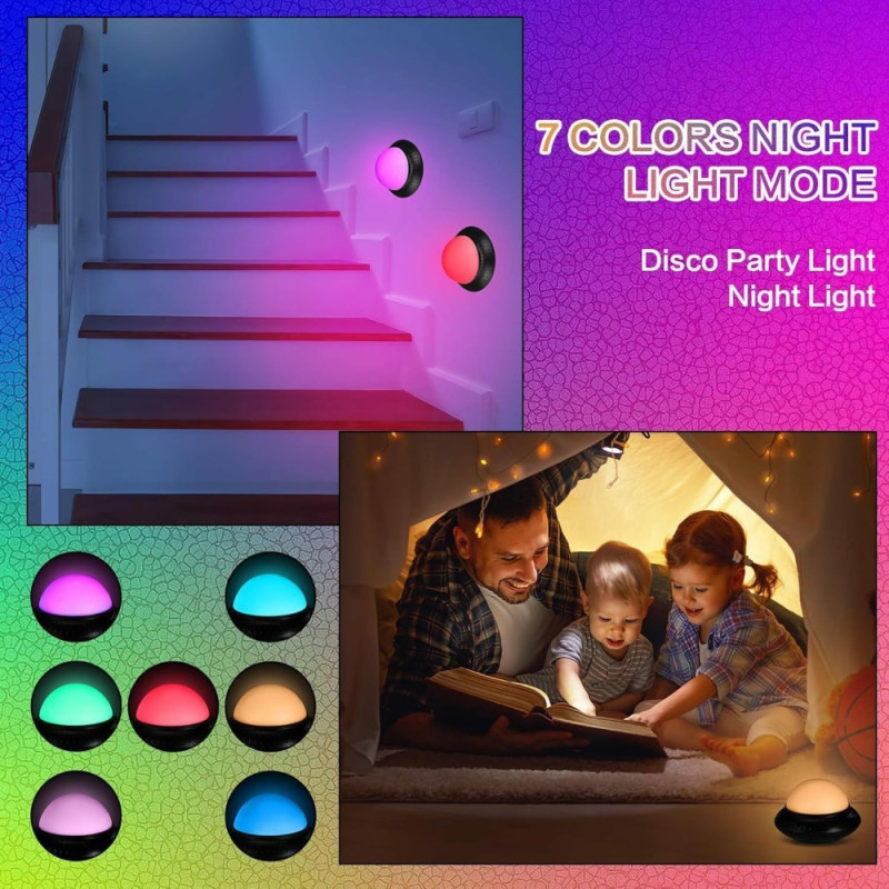 Disco Ball Light stage lighting RGB Rotating Atmosphere Party Lamp