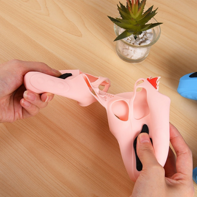 Playstation 5 / PS5 silikoninen suojakuori, liukastumista estävä liekkimuotoilu - Valkoinen