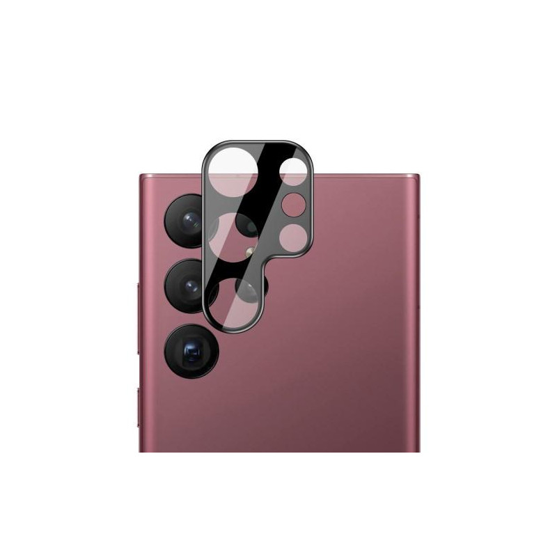 Samsung Galaxy S23 Ultra IMAK Objektiv hærdet glas+objektivdæksel