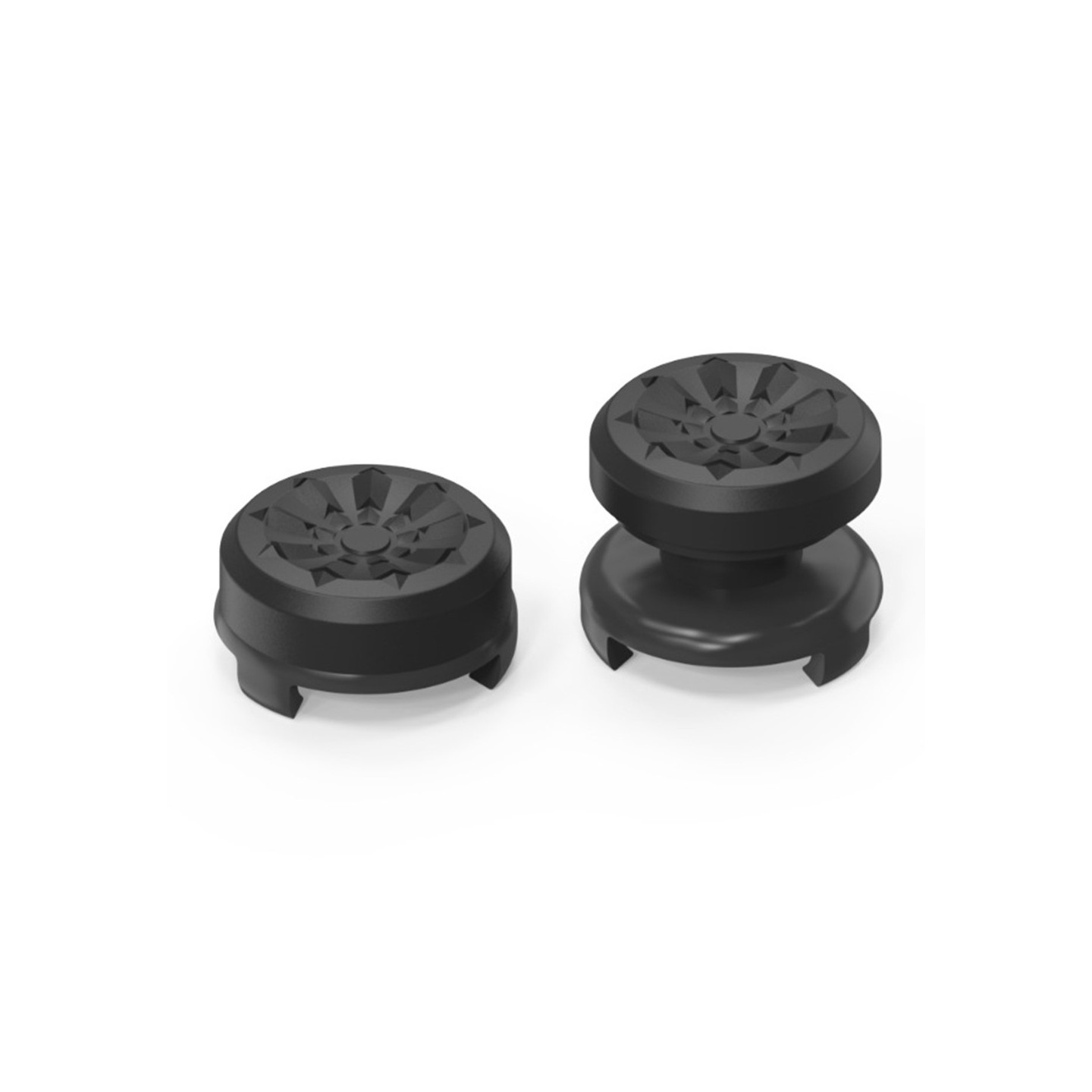 2 stk Tommelgrep Fingergrep kompatibel med Xbox 360 Series X Series S Switch Pro Joystick - Svart