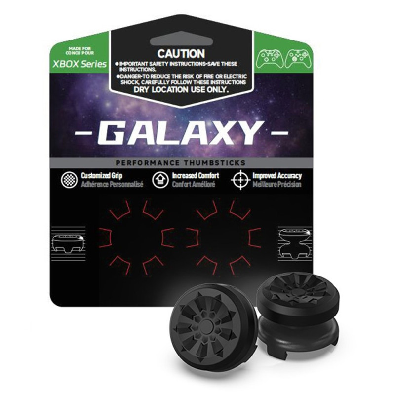 2kpl peukalokahva sormikahva, joka on yhteensopiva Xbox 360 Series X Series S Switch Pro Joystick -ohjaimen kanssa - Violetti