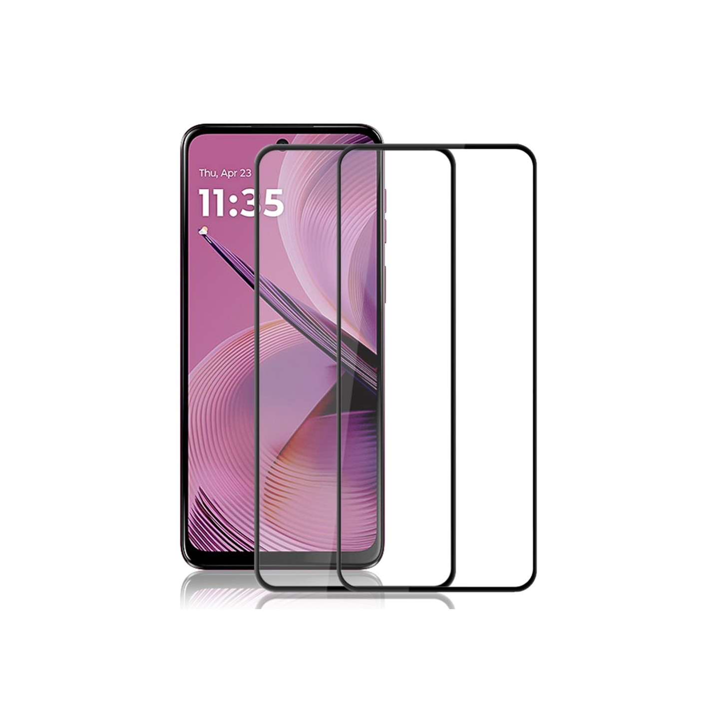 Amorus Herdet Glass til Motorola Moto G55 Heldekkende 2-pack