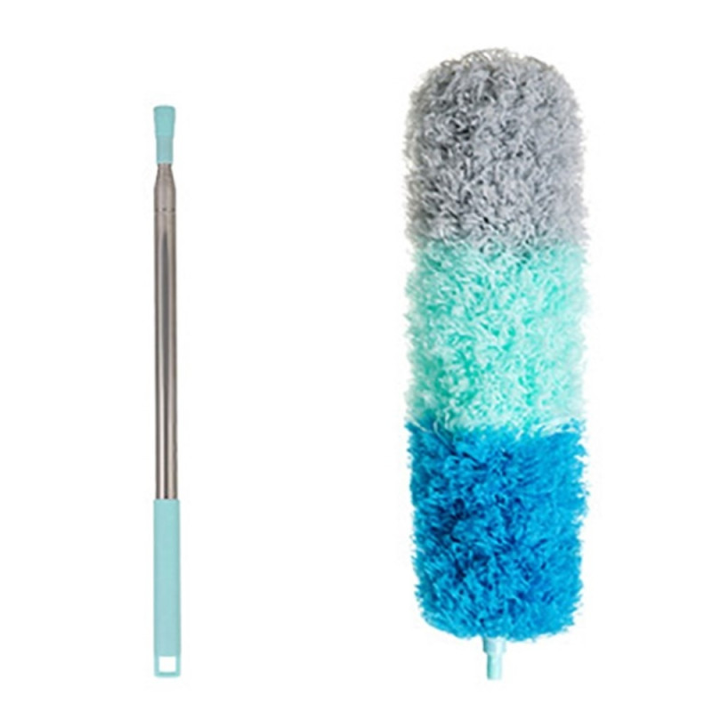 2.5 m telescopic spring duster Dust cloth Cleaning - Telescopic pole + dust cloth