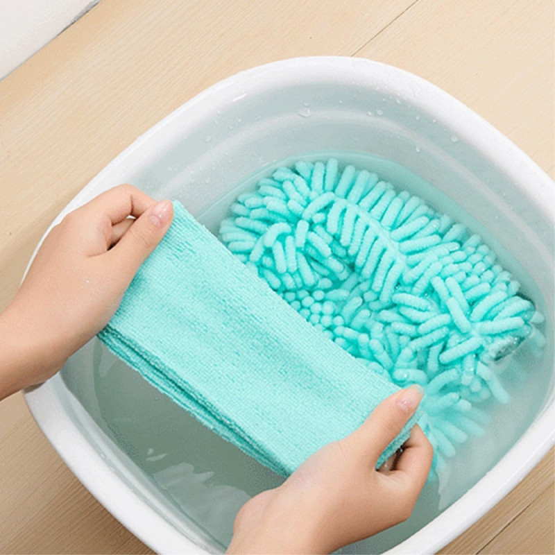 2,5 m teleskopisk fjederstøv Støvklud Rengøring - Teleskopstang + støvklud