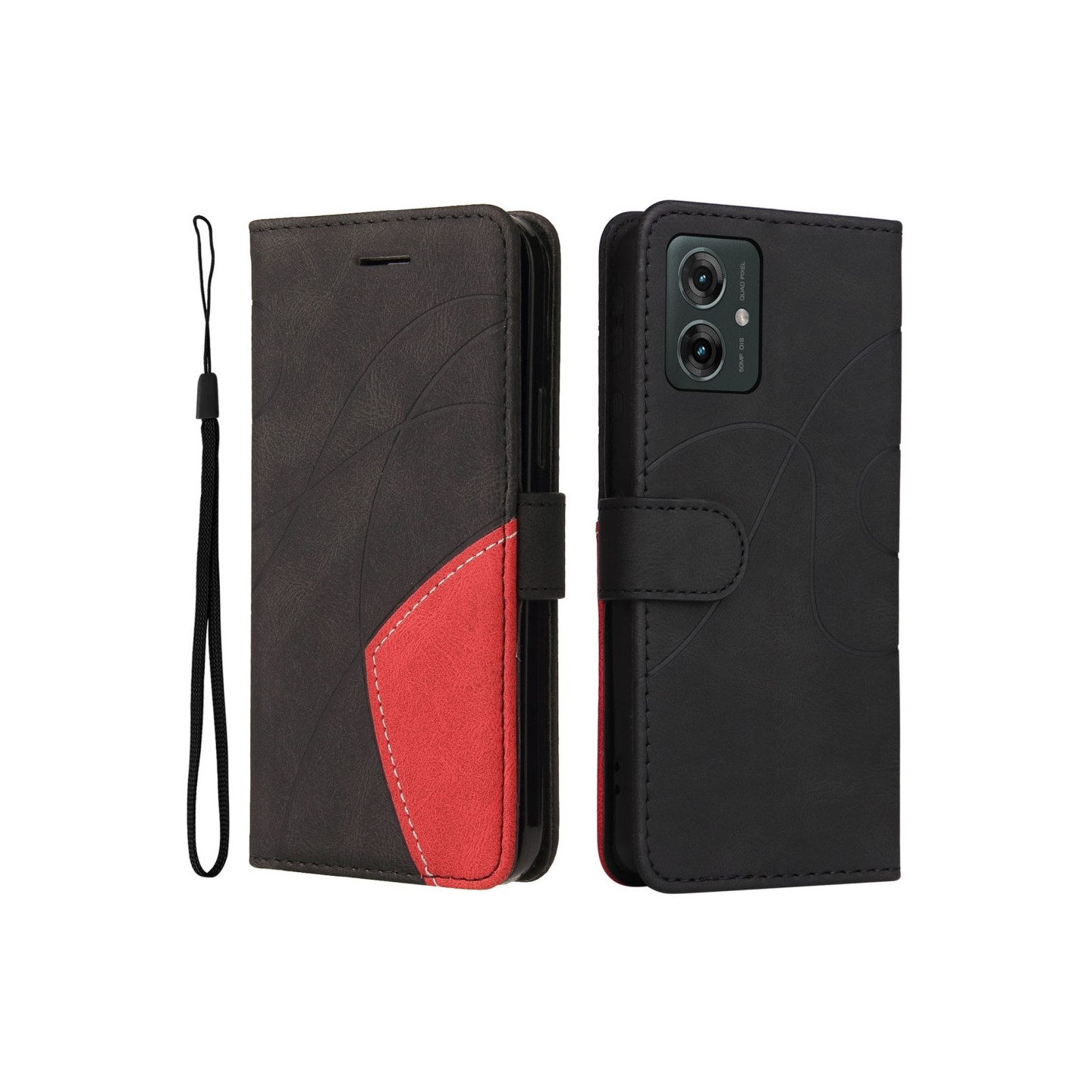 Til Motorola Moto G55 KT-serie-1 dobbeltfarve