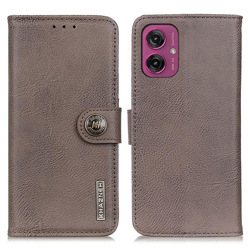 KHAZNEH Motorola Moto G55 Plånboksfodral - Khaki