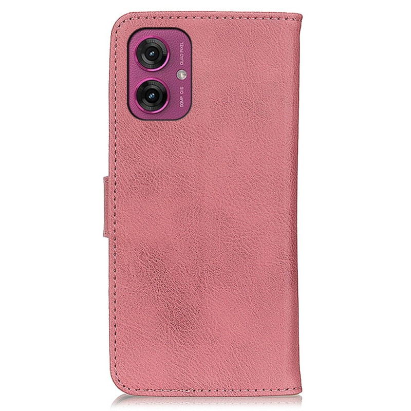 KHAZNEH tegnebogstaske til Motorola Moto G55 - Pink