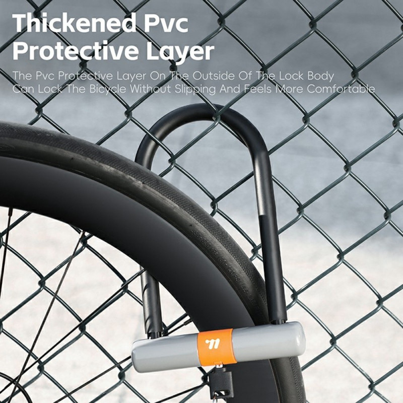 WEST BIKING Anti-theft Bicycle Motorcycle Moped Scooter Lock with 2 keys