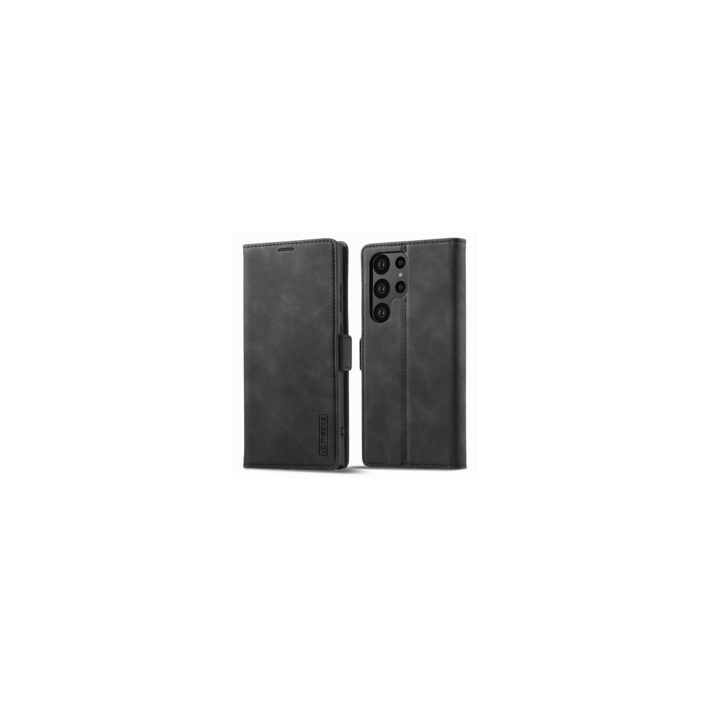 LC.IMEEKE Lompakkokotelo Samsung Galaxy S23 Ultra - Musta