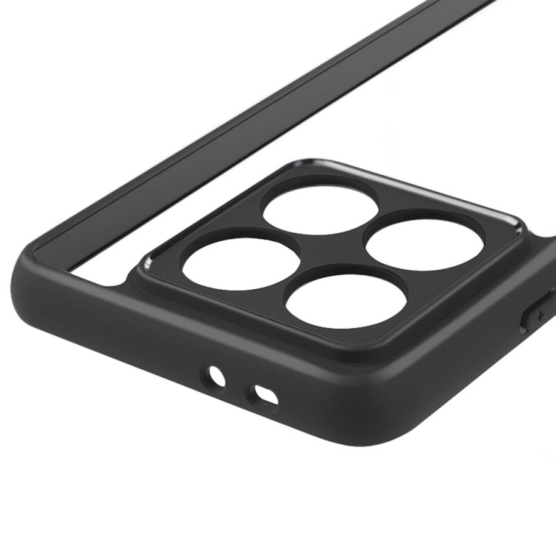 For Xiaomi 14T Hybriddeksel PC+TPU Telefonbakside - Svart