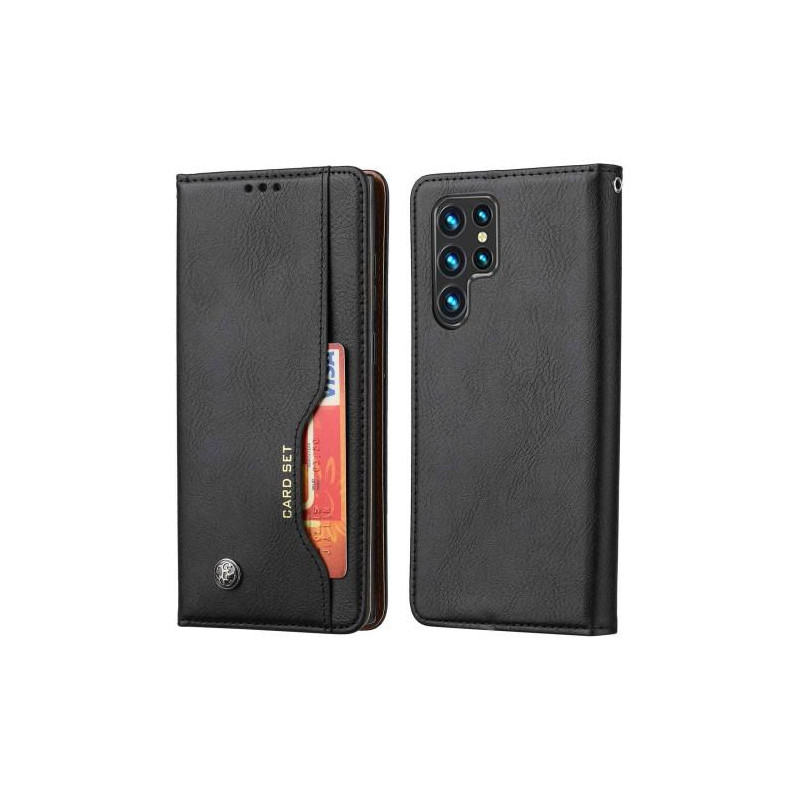 Samsung Galaxy S23 Ultra Lommebok - deksel - Svart