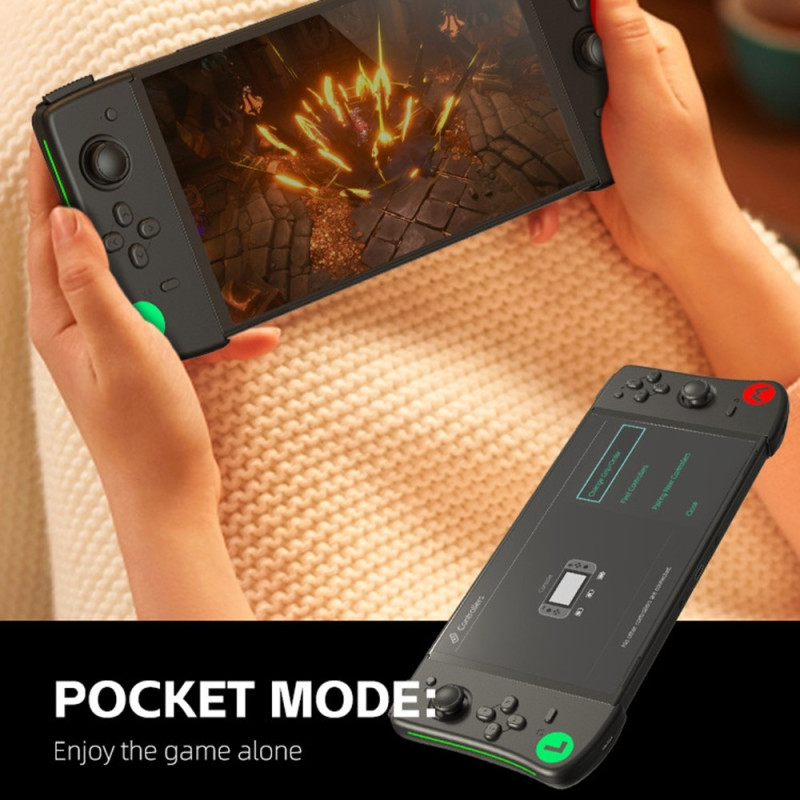 Kompatibel med Nintendo Switch Joy-Con Controller Bluetooth Gamepad - Röd+Blå